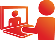Optional one-way video chat