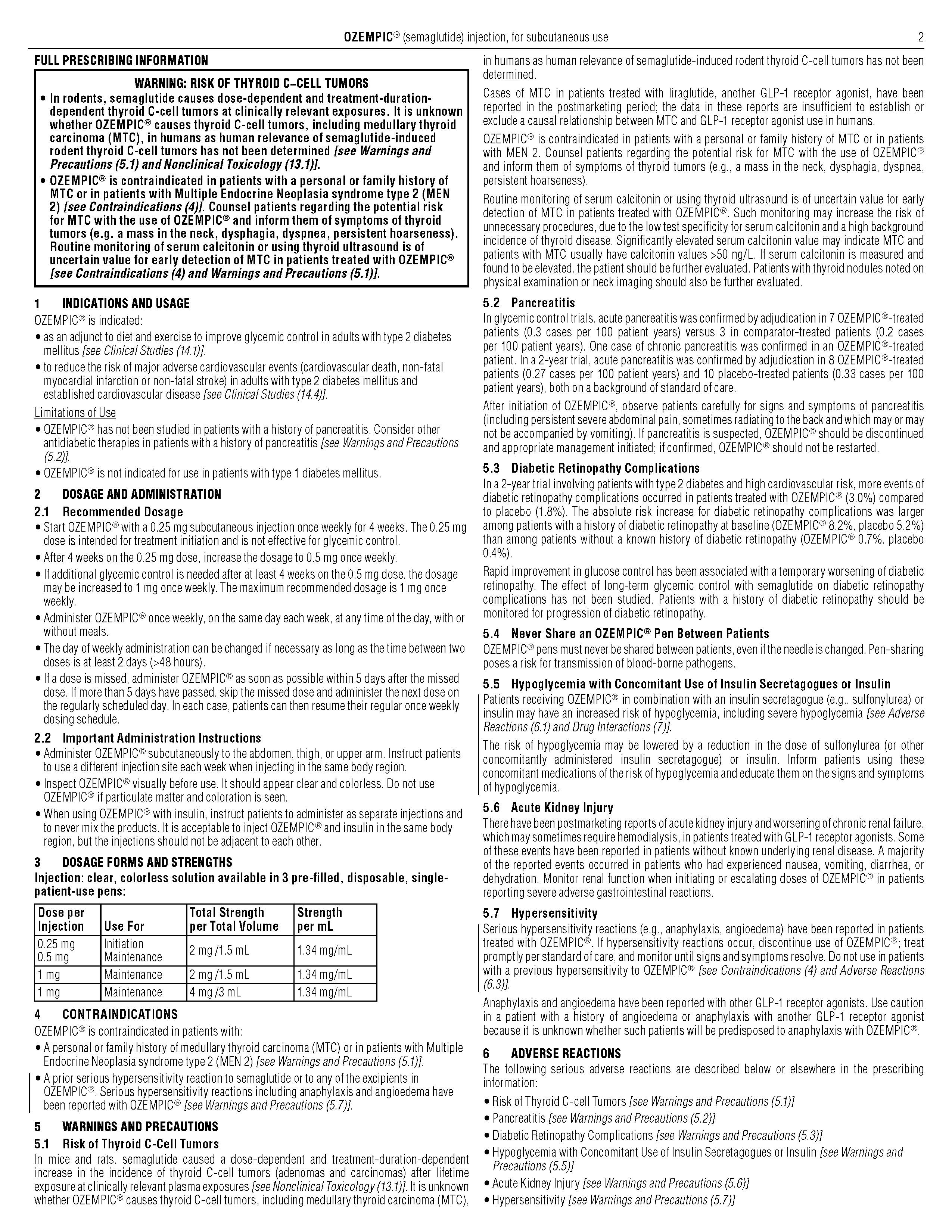 Ozempic Pen Click Chart - 1squxj5