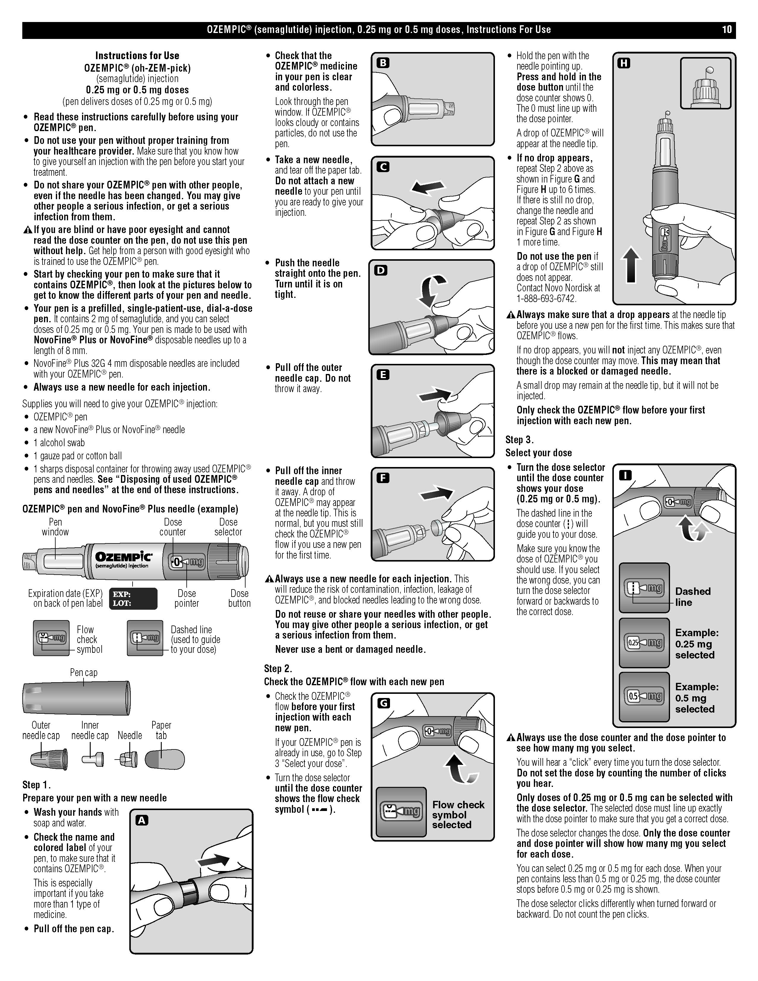 Ozempic Pen Click Chart - qw2gd9d