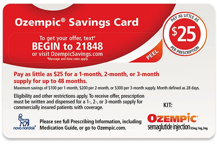 Ozempic® Savings Card