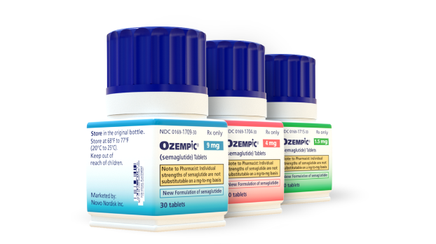 Ozempic® pill bottles