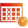 Calendar and clock icon
