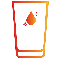 Cup with liquid icon