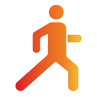Person running icon