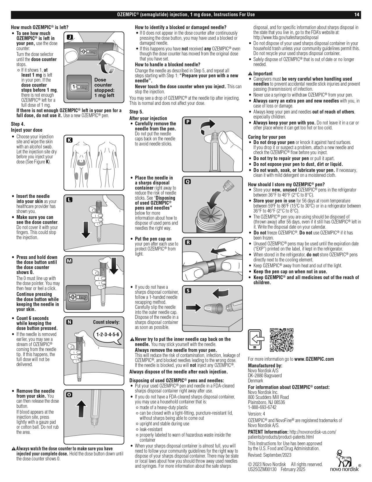 These highlights do not include all the information needed to use OZEMPIC®  safely and effectively. See full prescribing information for OZEMPIC.  OZEMPIC (semaglutide) injection, for subcutaneous use Initial U.S.  Approval: 2017