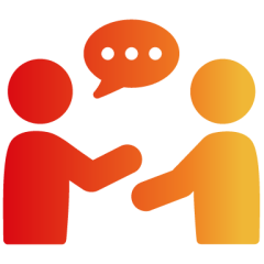 People talking icon