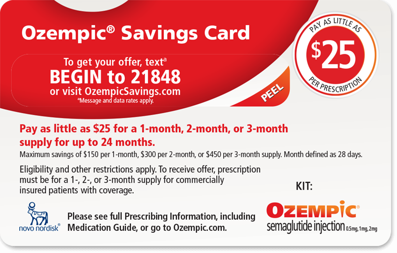 Ozempic® Savings Card