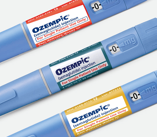 Three Ozempic® pens