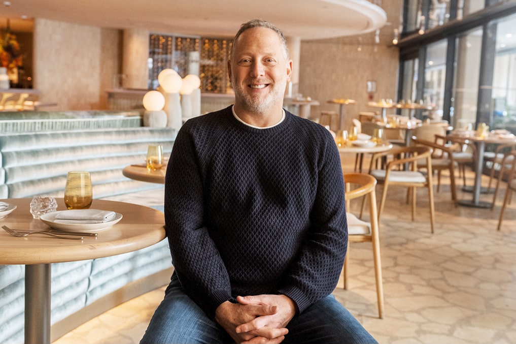 Man in restaurant